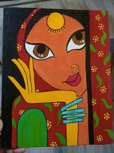 Combo Of Three Hand-painted Wall Decors