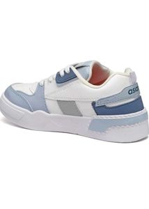 Asian White &amp; Blue Sneakers