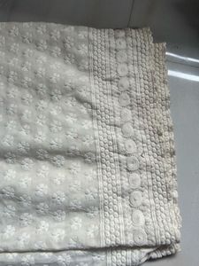 Chikankari Embroidered Off White FlaredPalazzo