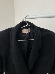 Classic Black Woollen Blazer