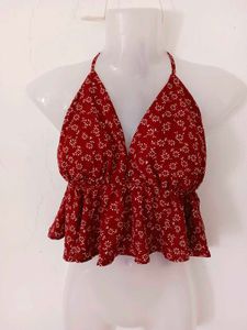 Floral Halter Top