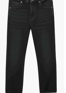 Black Straight Leg Jeans
