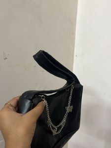 Black Butterfly Chain Handbag