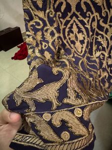 Heavy Embroidered Luxury Crepe 3piece 38 Size