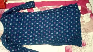 Womens Blue Kurti