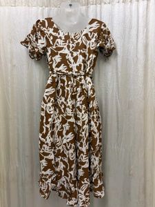 Floral Print Midi Dress