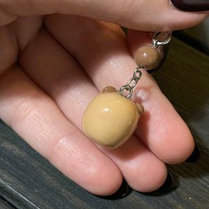 Capybara Clay Keychain