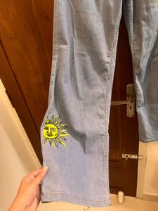 Sassafras High Rise Straight Fit Jeans