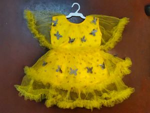 Butterfly Design Frock For Kids
