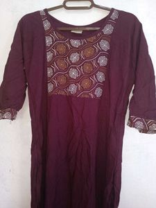 Elegant Maroon Kurta