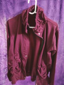 Maroon Winter Wear Jacket