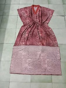 Vintage Leopard Print Maxi Dress