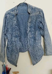 Vintage Acid Wash Denim Jacket