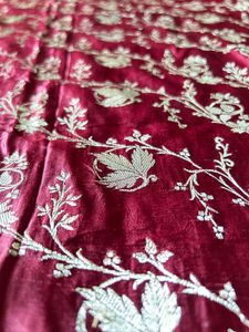 Classic Original Maroon Banarasi Silk Saree