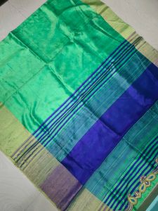 Beautiful Magham Work Saree With Blouse