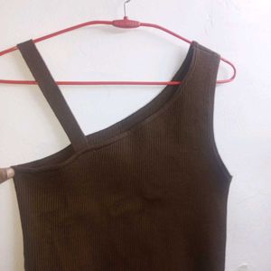 Crop Top Stylish Shoulder