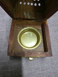Wooden Incense Burner Box or Dhoopdaani