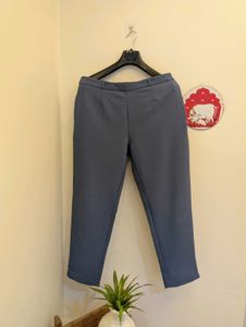 Blue Cropped Trousers