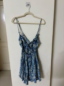 Angie Spaghetti Strap Tiered Mini Dress