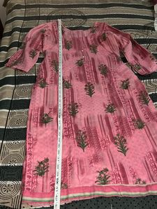 Pink Printed Kurti