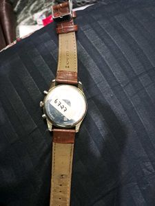 Titan Brown Leather Watch