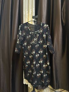 Floral Print Kurta