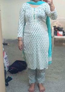 Kurta Pent Dupatta Suit Set