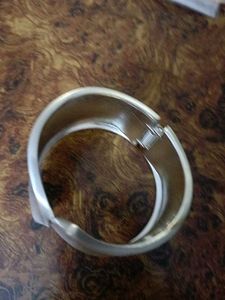 Silver Tone Cuff Bracelet