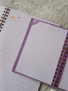 Cute Flower Theme Book Combo 🌸💜