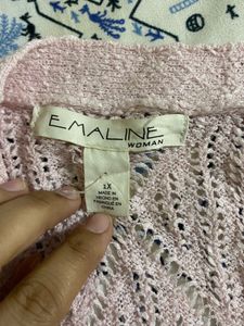 Pink Knit Cardigan
