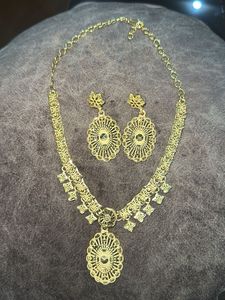 Turkey Design One Gram Gold Necklace Set