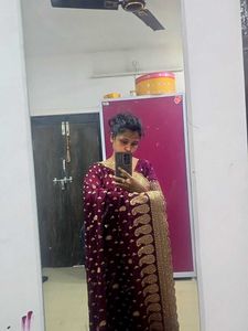 Elegant Embroidered Saree