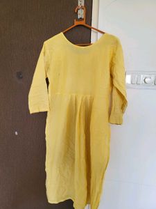 Yellow Embroidered Tunic