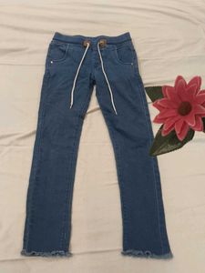 Girls' Denim-Look Jeggings