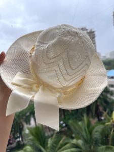 Pretty Off White Vacation Hat 🎀
