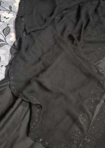Elegant Black Abaya with Embellishments