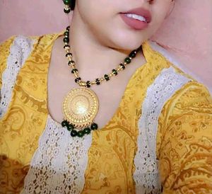 Colorful Beaded Necklace Set 2 peice combo se