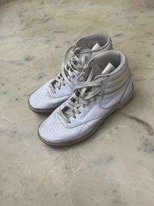 White Angle Length Reebok Shoes