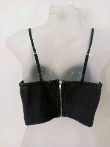 DENIM CORSET TOP