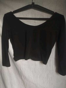 Black Crop Top