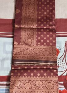 Brown 🤎 Banarasi Silk Saree....