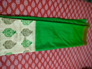Green Tissue Saree