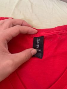 Red Support Day Drinking Tee