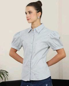 Elegant Puff Sleeve Top