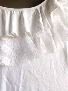 Cotton Bodycon Lace Dress