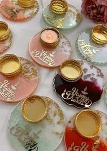 Resin Candle Holders | Customisation Available