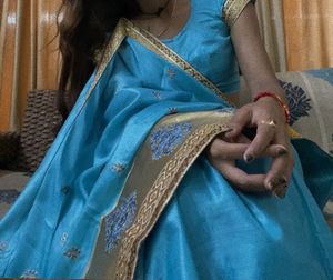 Blue Silk Saree