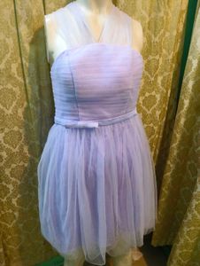 Lavender Tulle Mini Dress