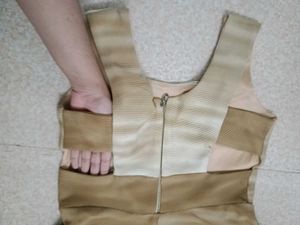 Vintage-Inspired Beige Dress