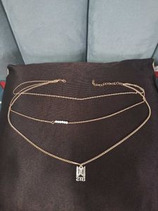 Triple Layered Gold Necklace